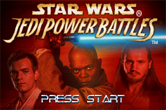 Star Wars - Jedi Power Battles Title Screen